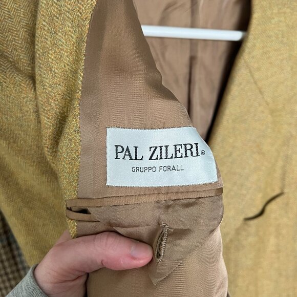 Vintage 100% Cashmere Ermenegildo Zegna Blazer Jacket Coat Woven Knit Oversized - Picture 6 of 9